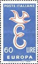 Peace Dove over Letter 'E'