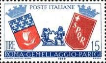 Coats of Arms of Rome and Paris
