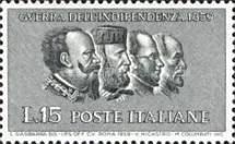 Victor Emanuele II, Garibaldi, Cavour and Mazzini