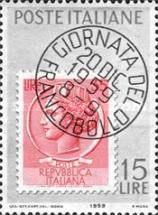 First Stamp Day - 10 lire stamp Syracuse