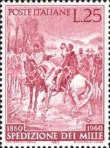 "Garibaldi meeting King Victor Emmanuel II near Naples"