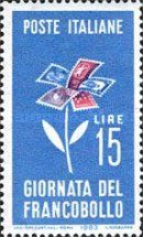 5th Stamp day - Daisy Petals Made of Stamps