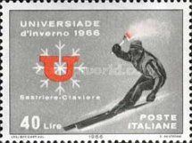 Skier Carrying Torch
