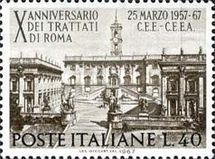Square of Campidoglio in Rome