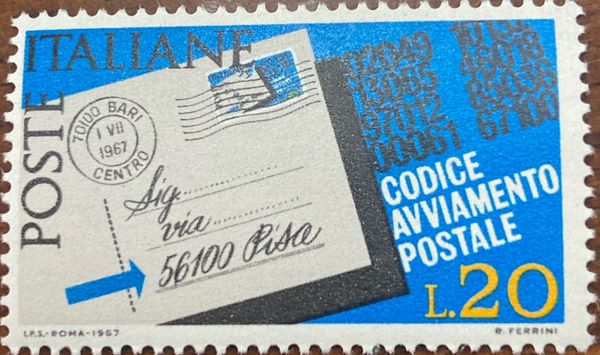 Postcard with Highlighted Postcode