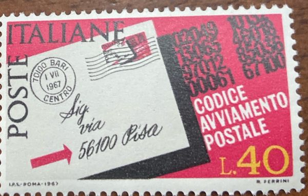 Postcard with Highlighted Postcode