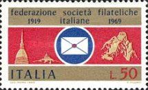 50th Anniversary of Italian Philatelic Federation