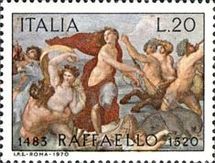 Triumph of Galatea (Detail of Fresco), Raphael)