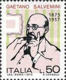 Centenary of the Birth of Gaetano Salvemini