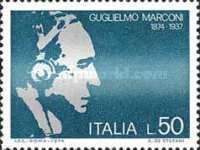 Guglielmo Marconi (1874-1937) in Headphones