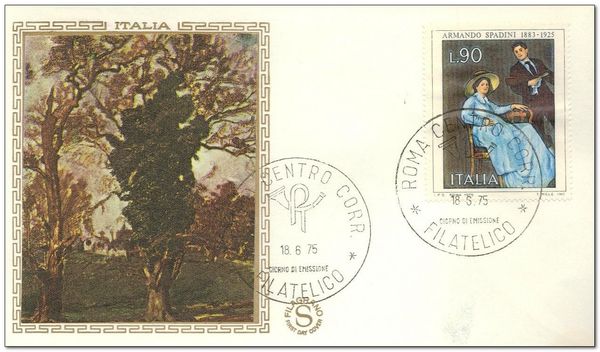 Autoritratto con la Moglie, Armando Spadini