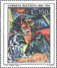 Woman at Table, Umberto Boccioni