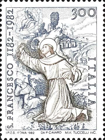 St. Francis of Assisi Kneeling, S. Francesco (1182)
