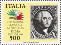 Italia 85 International Stamp Exhibition- America