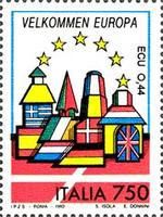 Buildings on Flag of Denmark