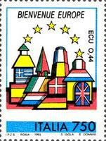 Buildings on Flag of Luxembourg