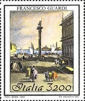 Bicentennial Death of Francesco Guardi (1712-1793) painter