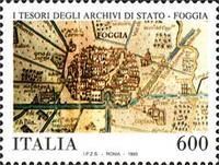 17th-century Map of Foggia (Foggia Archives)