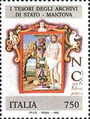 Illuminated Letter 'I' (Mantua Archives)