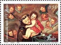 "St Antony Holding Child Jesus", Vieira Lusitano
