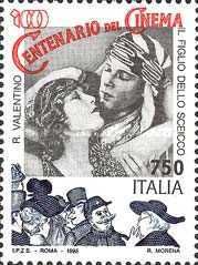 Rudolph Valentino and Vilma Banky