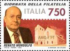 Philately Day - Renato Mondolfo & Stamp of Trieste