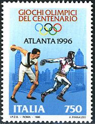 Throwing the Discus and View of Atlanta