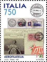 Italia 98 International Stamp Exhibition- Aerophilately