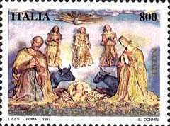 Manger of St Francis Chuch in Leonessa Italy