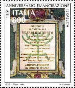 150th Anniversary of the Emancipation of Italian Jews