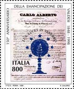 150th Anniversary of the Emancipation of the Waldenses
