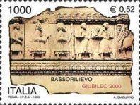 13th-century Bas-relief of Pilgrims (Fidenza Cathedral)