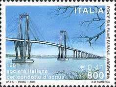 Bridge over Parana River, Argentina