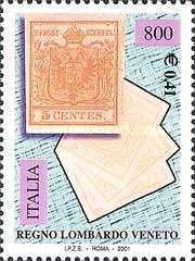 Lombardo Veneto yellow 5c