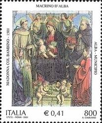 Madonna with Child, d'Alba Macrinus