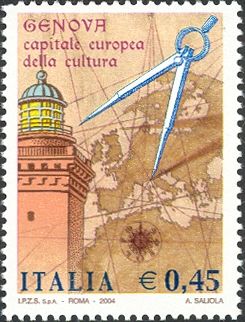 Lantern of Genoa, Map and Compass