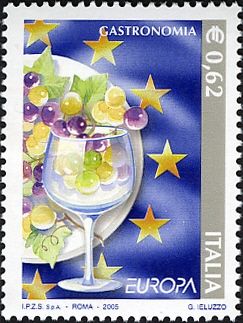 Europa 2005 : 50th Issue - Goblet and Grapes