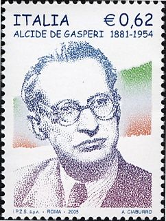 Alcide De Gasperi - 50th Annyversary of death