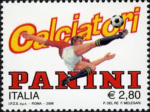 Football Player and Panini Logo