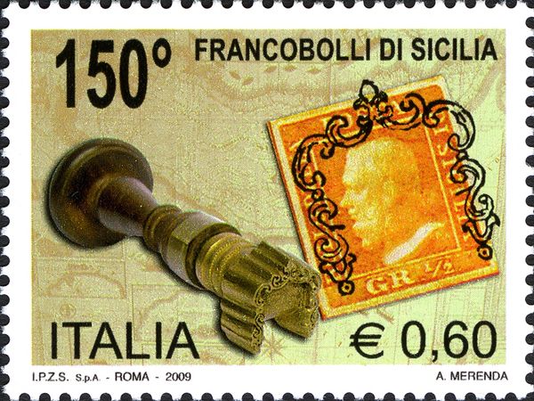Sicilian Postage Stamp