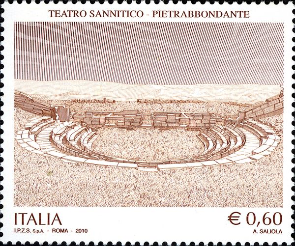 Sannitico theatre in Pietrabbondante