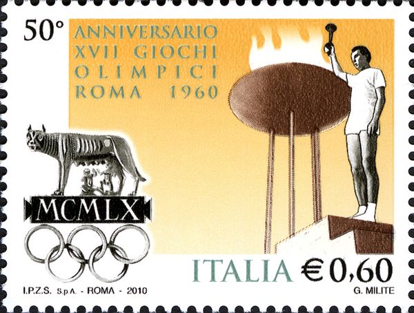 Rome 1960 Olympic Games, Giancarlo Peris, Final Torch Bearer