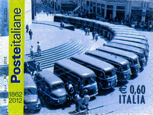 150th Anniversary Italian Postal Service- Vans and Lorries