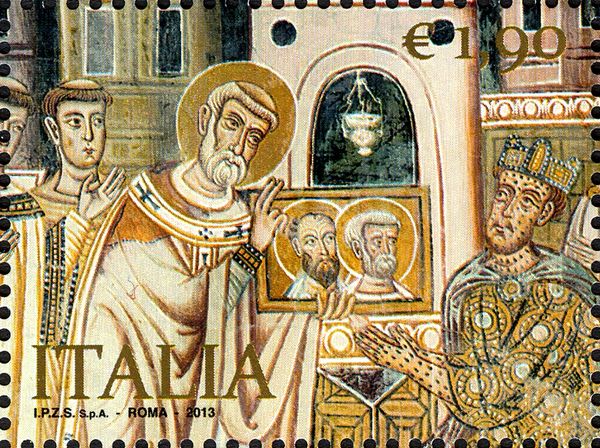 S. Silvestro Show at Constantine Sacred Icon