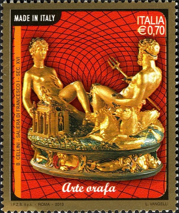 Salt Shaker of King Francis I (1543), Benvenuto Cellini