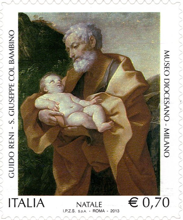 St. Joseph with the Baby, Guido Reni