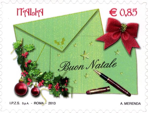 Envelopes and Christmas Decorations