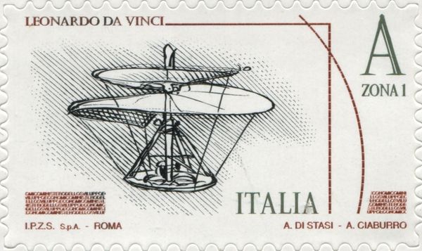 Leonardo da Vinci - Aerial Screw