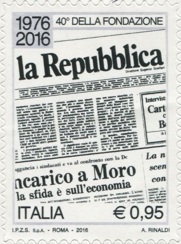 40th Anniversary of the La Repubblica daily newspaper