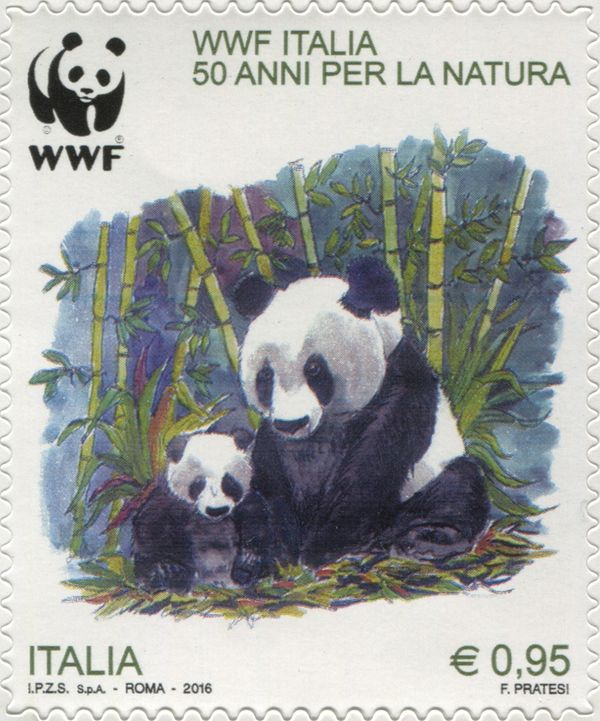 50th Anniversary of the Founding of WWF Italy, Giant Panda